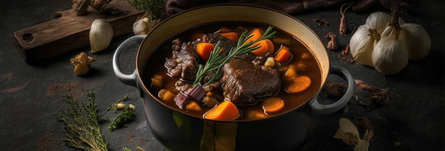 accompagnement boeuf bourguignon